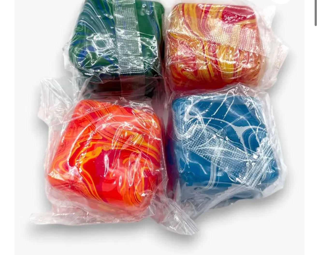 Ice Cube Squeezy Toy Tie-Dye