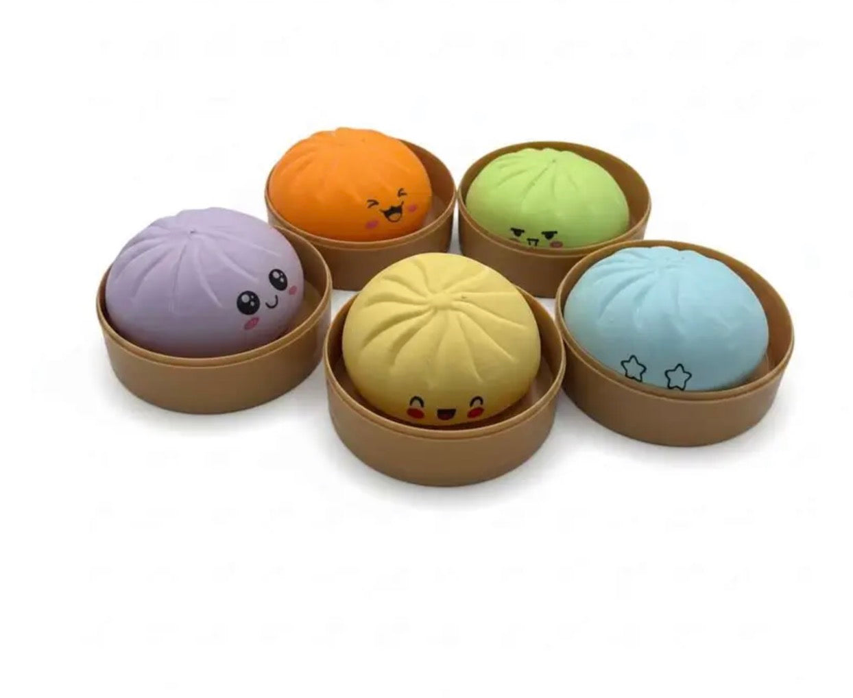 Mystery Squishy Dumplings - Emoji Series
