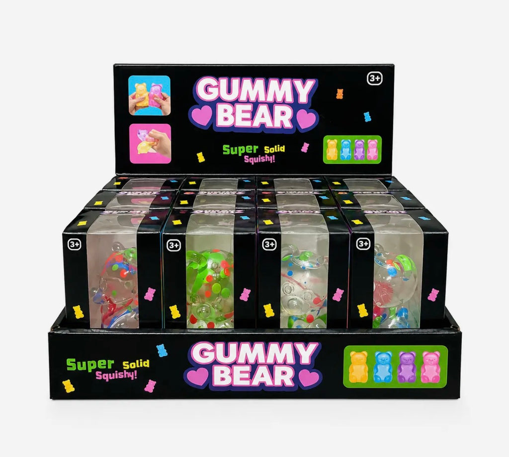 Crystal Confetti Squishy Bears – Super Solid Squeeze Toy