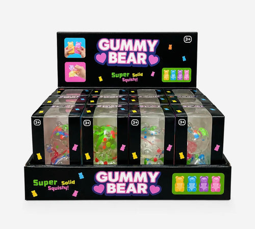 Crystal Confetti Squishy Bears – Super Solid Squeeze Toy