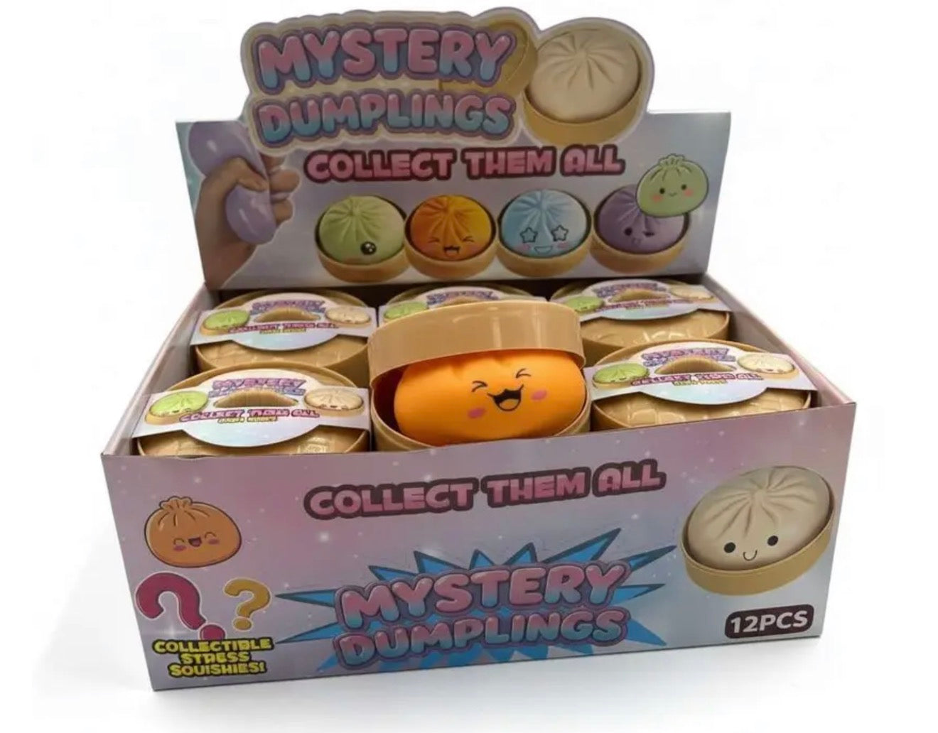 Mystery Squishy Dumplings - Emoji Series