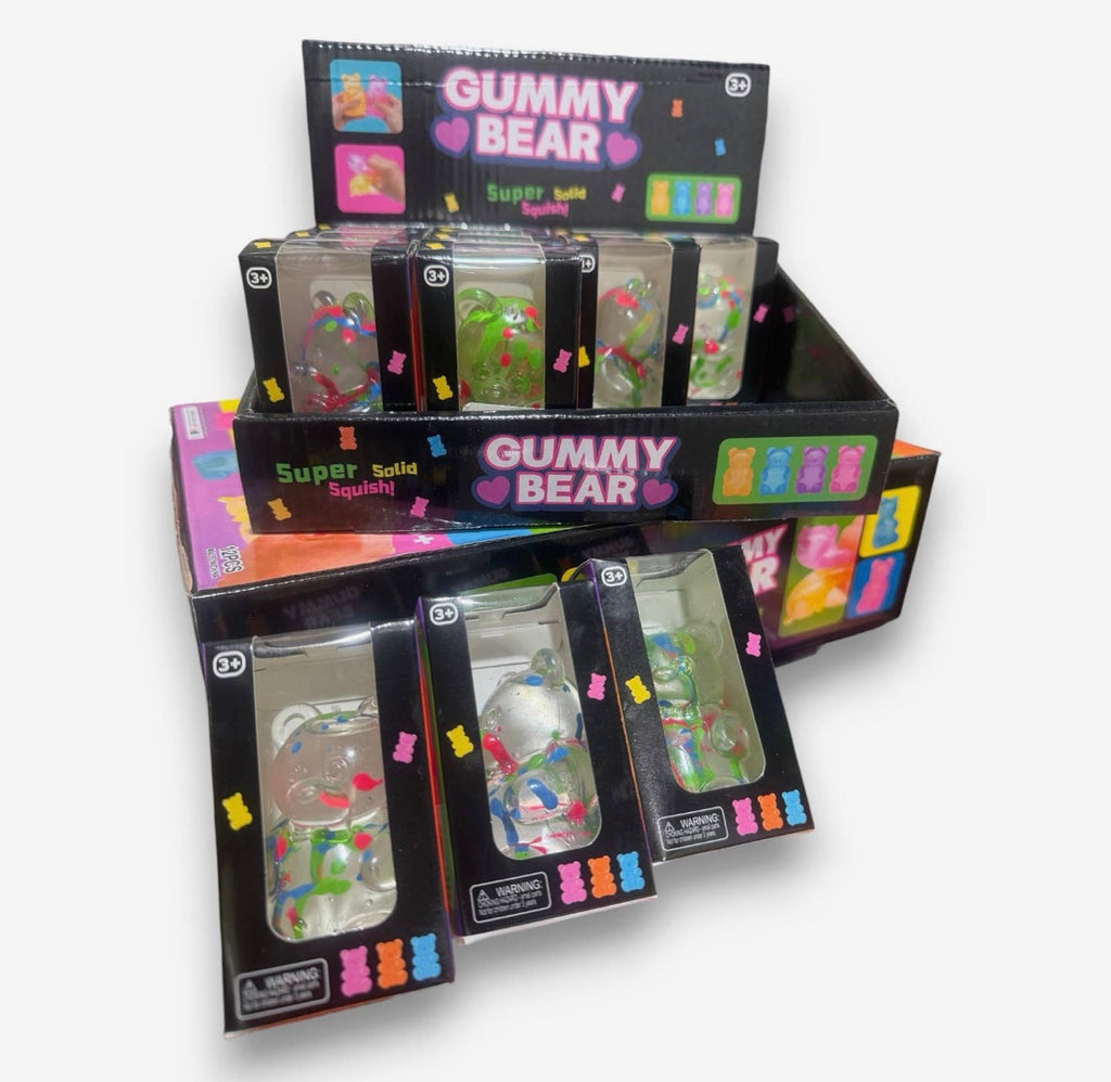 Crystal Confetti Squishy Bears – Super Solid Squeeze Toy